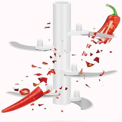 TRITATUTTO 500/900ML Manuale Aglio Chopper Tirare A Mano Presse Frantoio Smerigliatrice di Verdure Peperoncino Cipolla ™